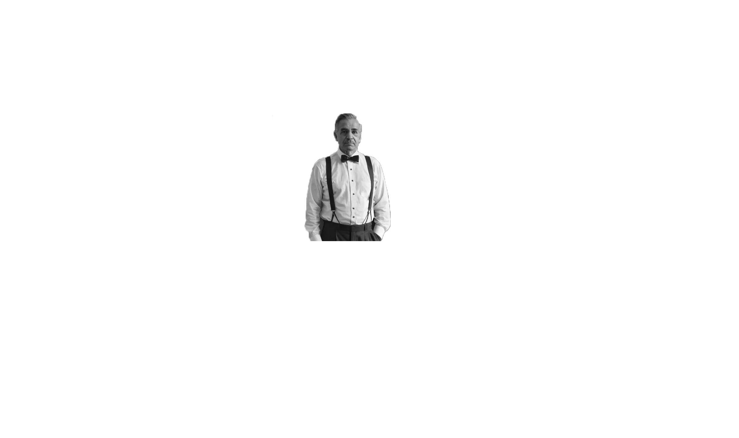 Retrato del fundador de Heritage Suits